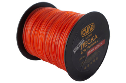 Леска для триммера Сила - 2,0 мм x 450 м "звезда"