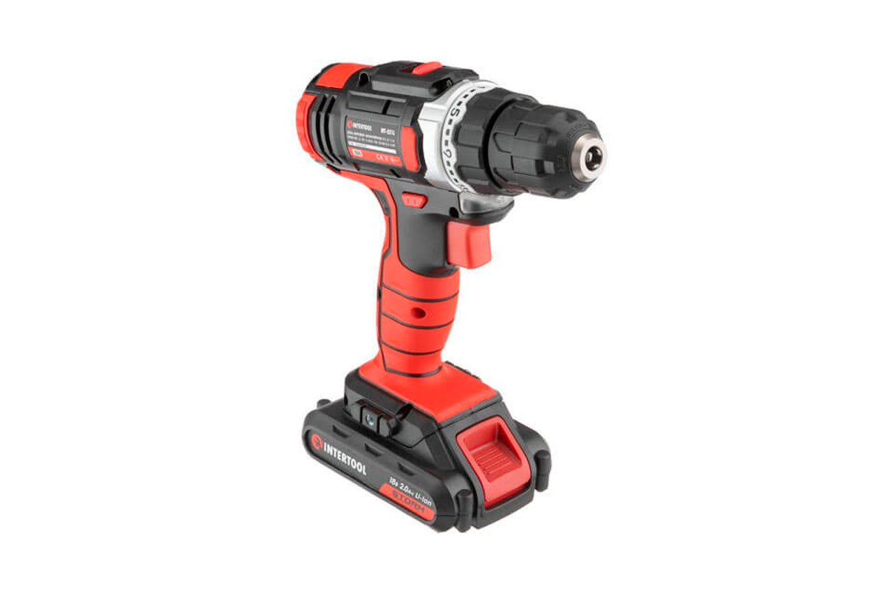 Шуруповерт аккумуляторный Intertool - 18 В SemiPRO WT-0314