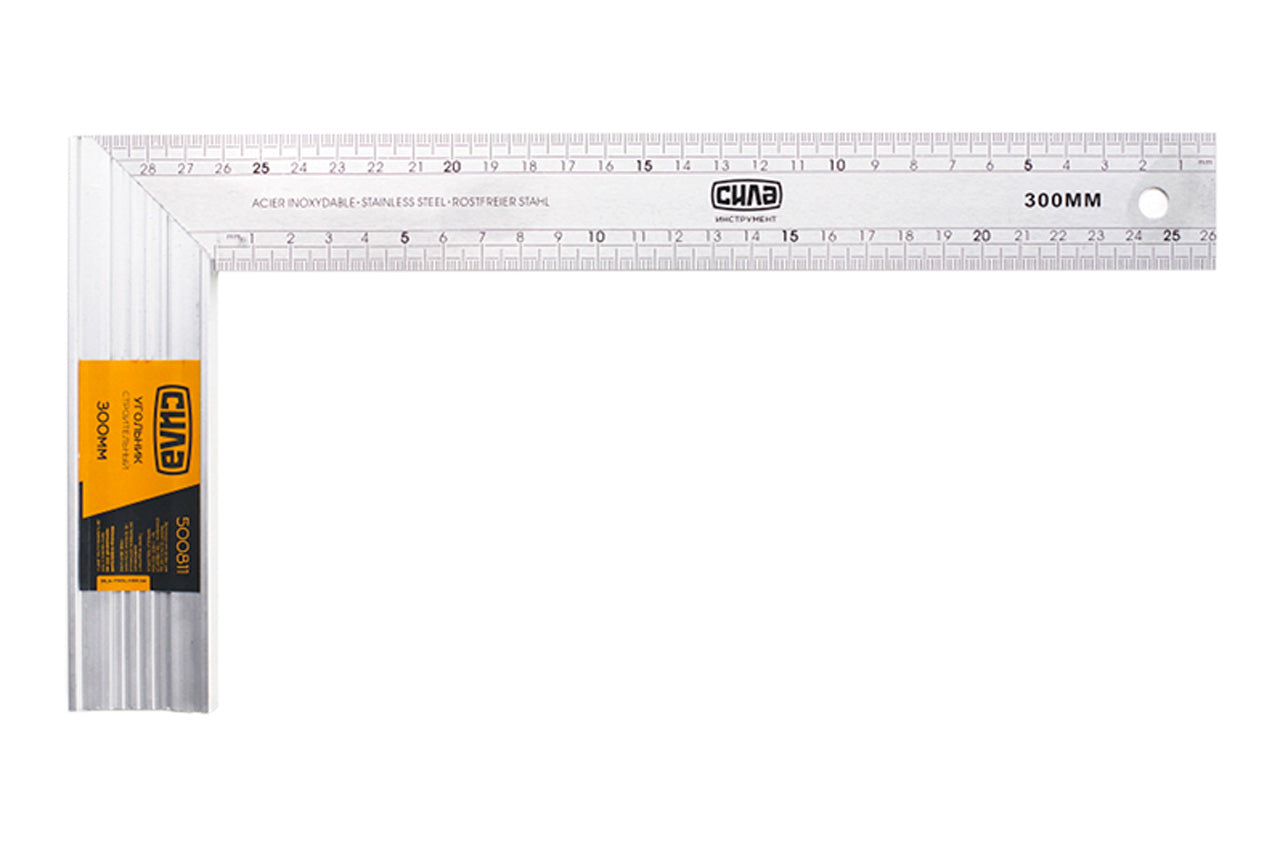 Угольник Сила - 300 мм нержавейка