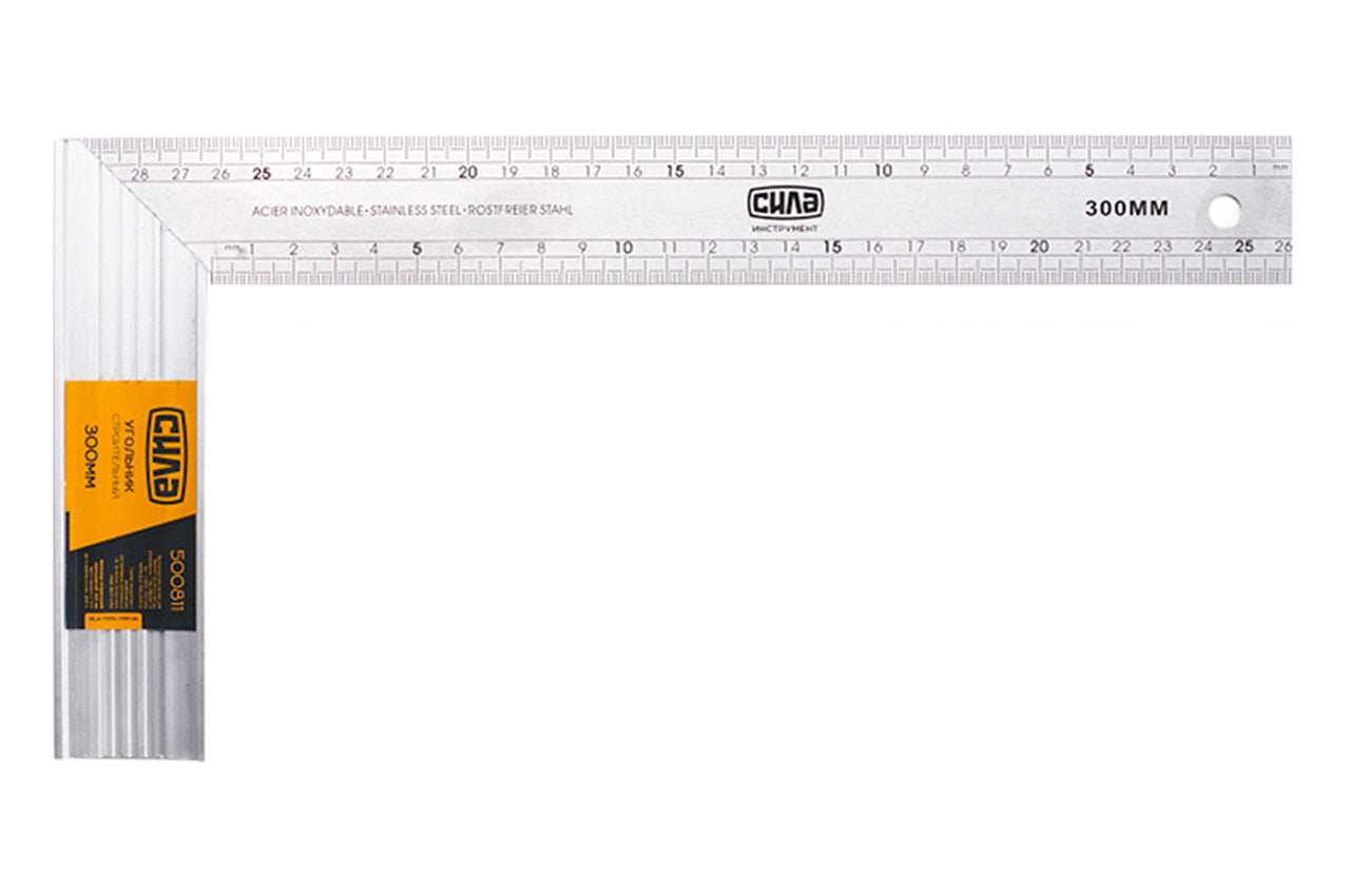 Угольник Сила - 350 мм нержавейка