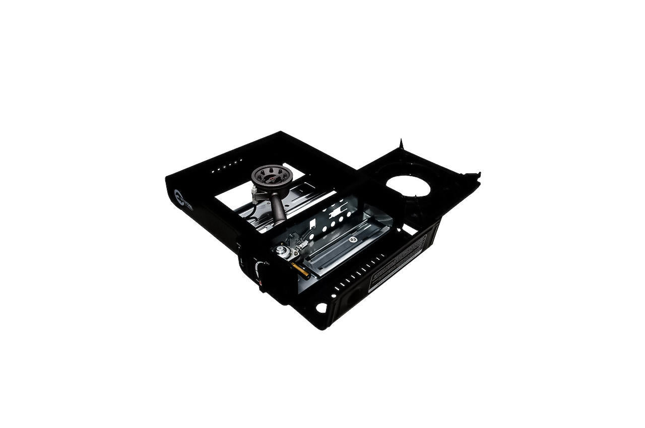 Плита газова портативна Intertool - 342 x 275 x 113 мм з адаптером