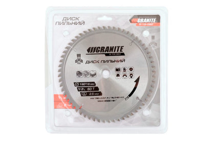 Диск пильный Granite - 190 x 60T x 16 мм