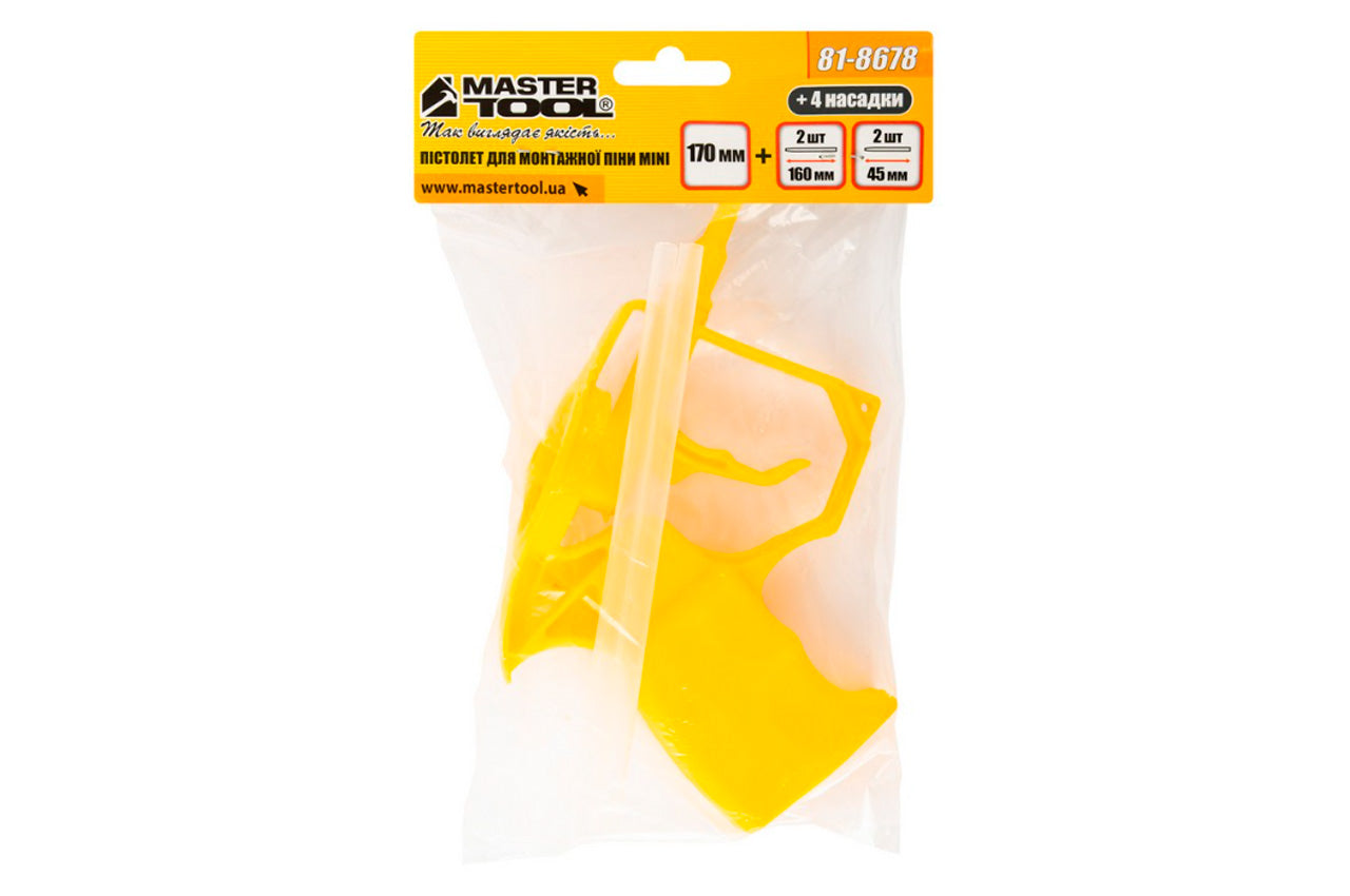 Пистолет для пены Титул - 170 мм пластик