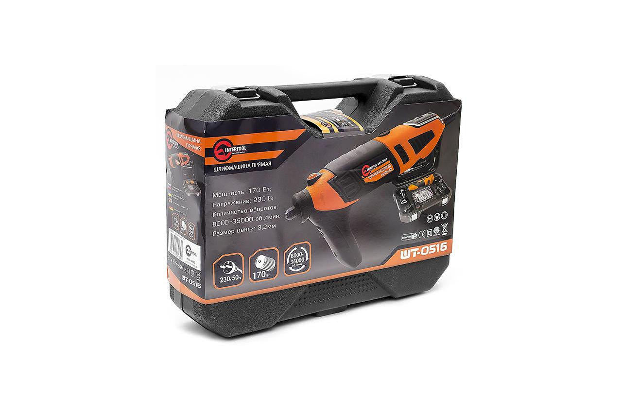 Пряма шліфувальна машина Intertool - Storm 170 Вт