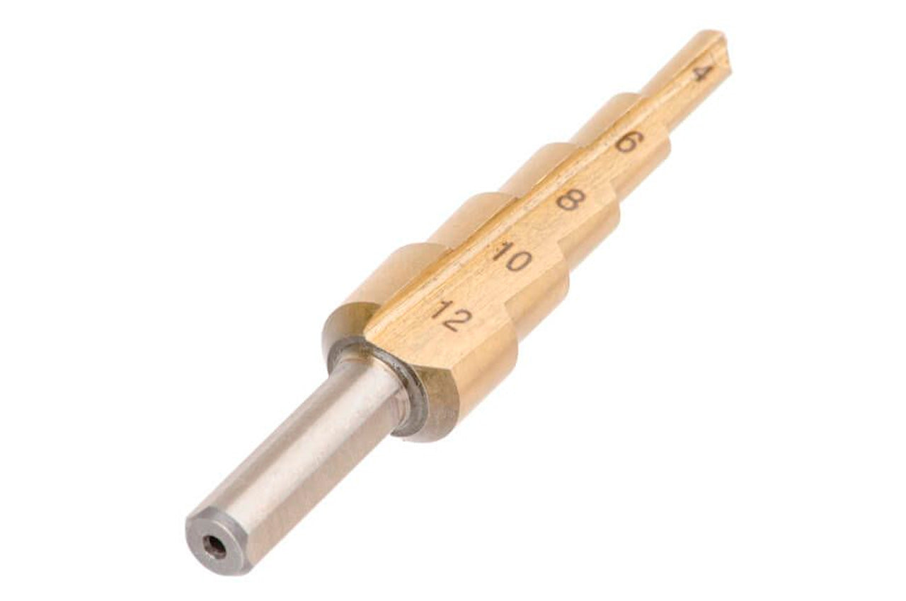 Сверло ступенчатое по металлу Intertool - 4-12 мм