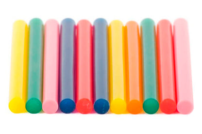 Клеевые стержни Intertool - 11,2 x 100 мм цветные (12 шт.)