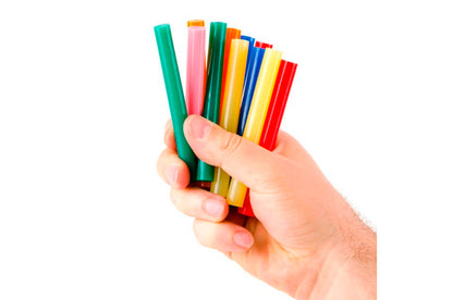 Клеевые стержни Intertool - 11,2 x 100 мм цветные (12 шт.)