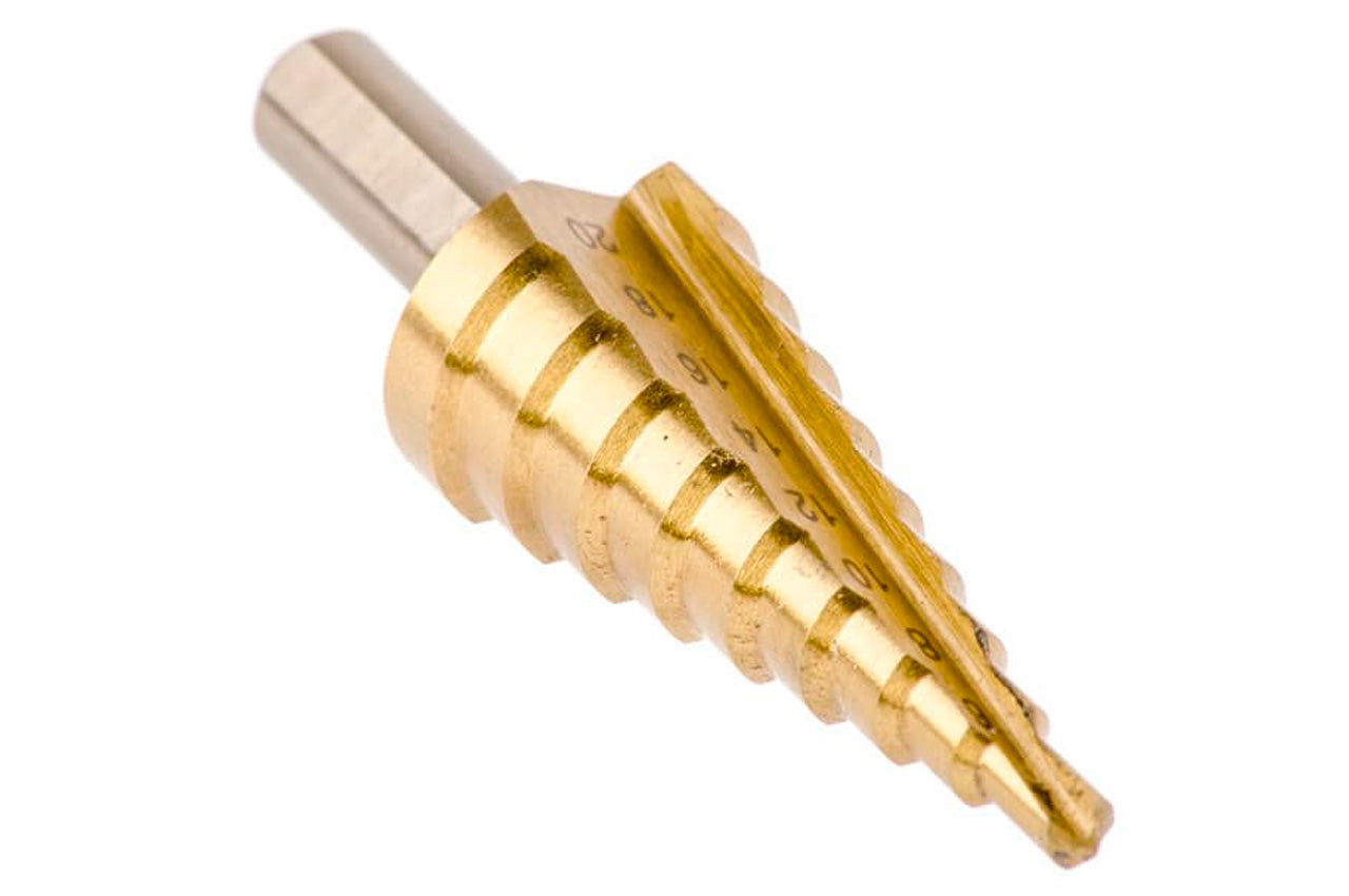 Сверло ступенчатое по металлу Intertool - 4-20 мм