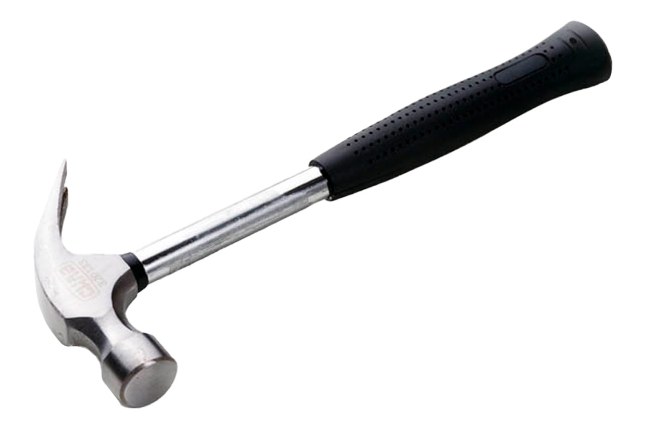 Молоток-гвоздодер Сила - 340 г металлическая обрезиненная ручка
