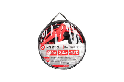 Провода пусковые Intertool - 500 A x 2,5 м