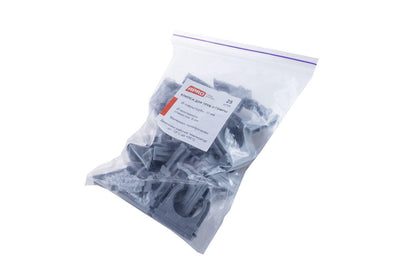 Клипса для гофры Apro - 32 мм серая (50 шт.)