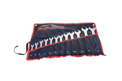 Набор рожково-накидных ключей Intertool - 12 шт. (8-30 мм) в чехле