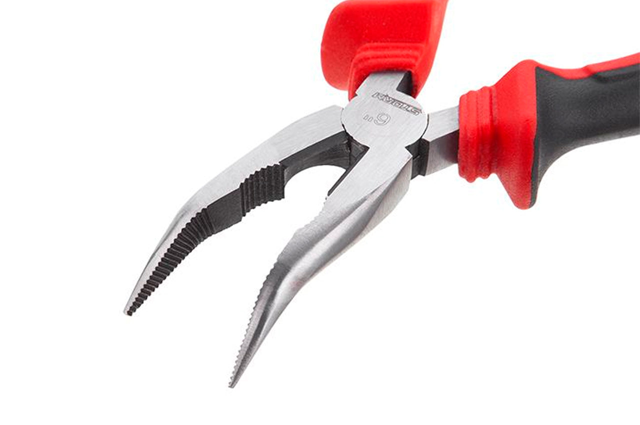 Плоскогубцы удлиненные изогнутые Intertool - 160 мм фосфат