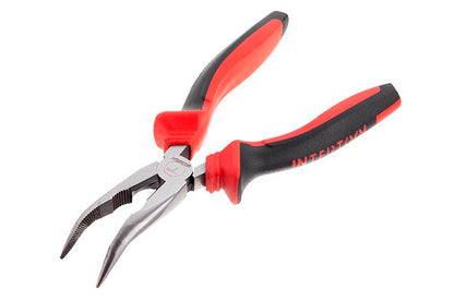 Плоскогубцы удлиненные изогнутые Intertool - 180 мм фосфат