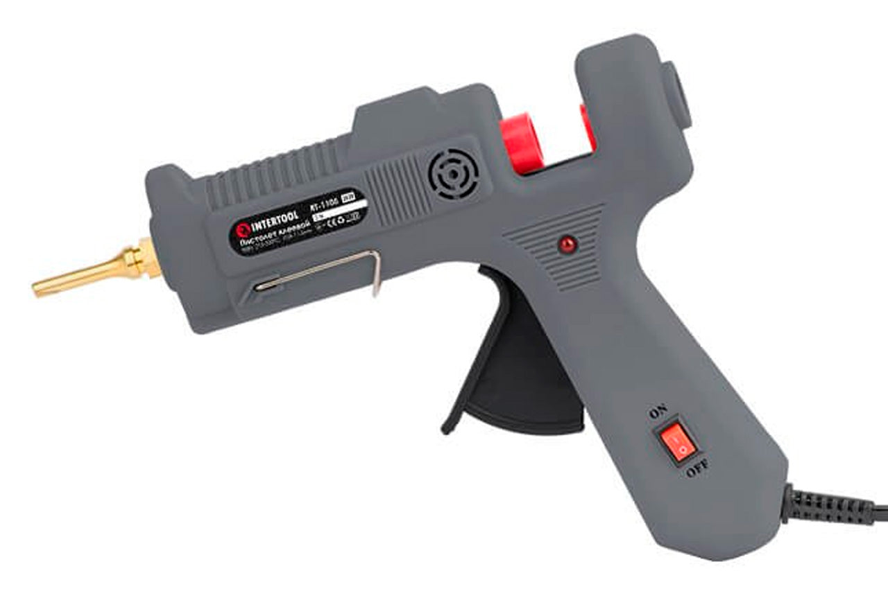 Пистолет клеевой Intertool - 11,2 мм x 90 Вт