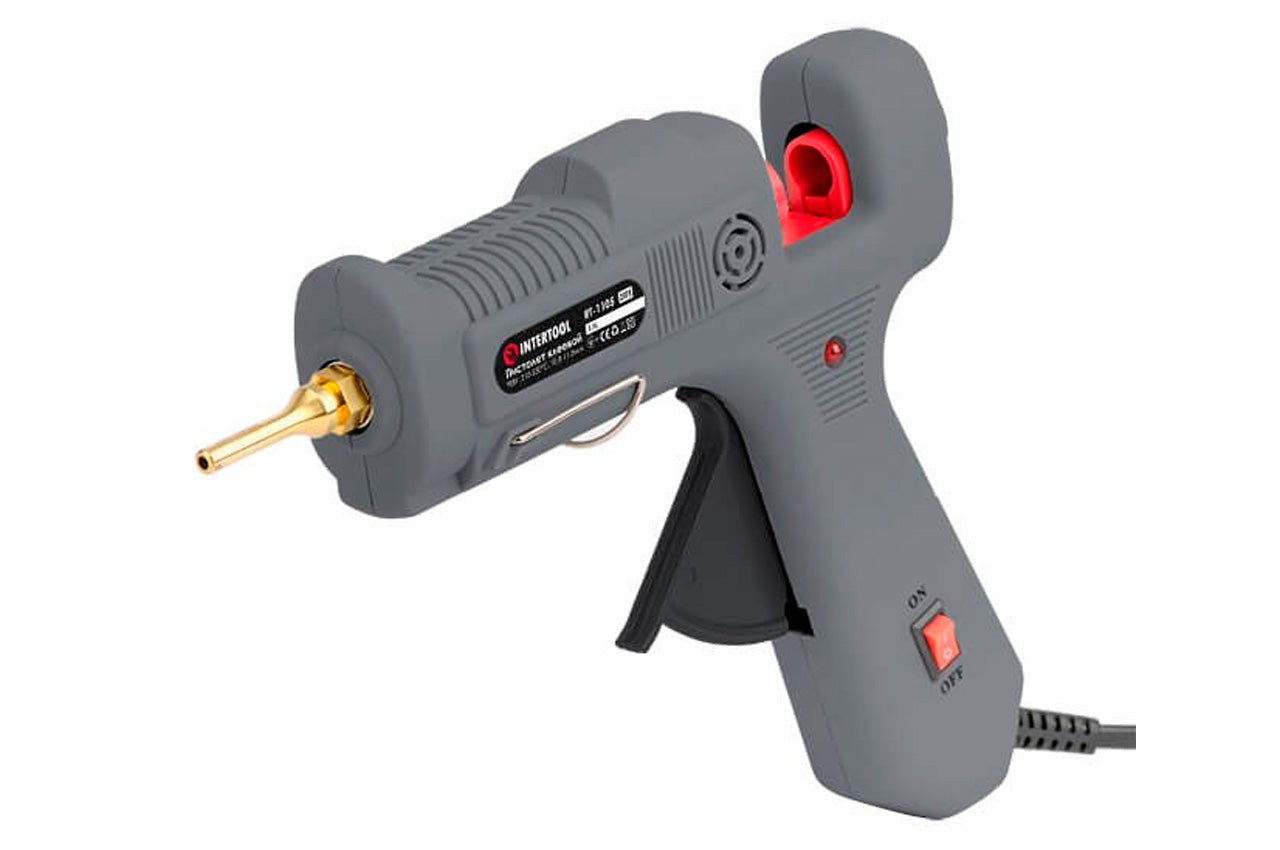 Пистолет клеевой Intertool - 11,2 мм x 90 Вт