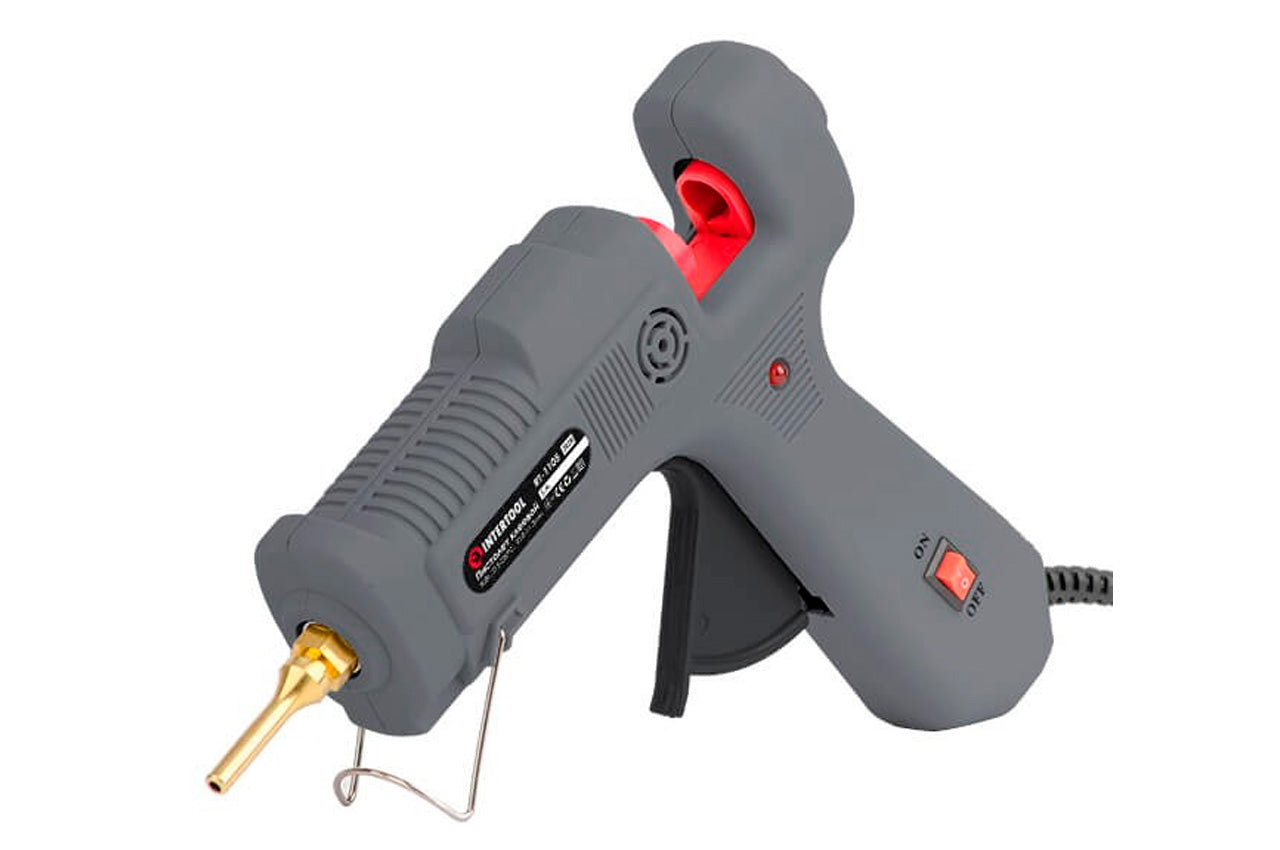 Пистолет клеевой Intertool - 11,2 мм x 90 Вт
