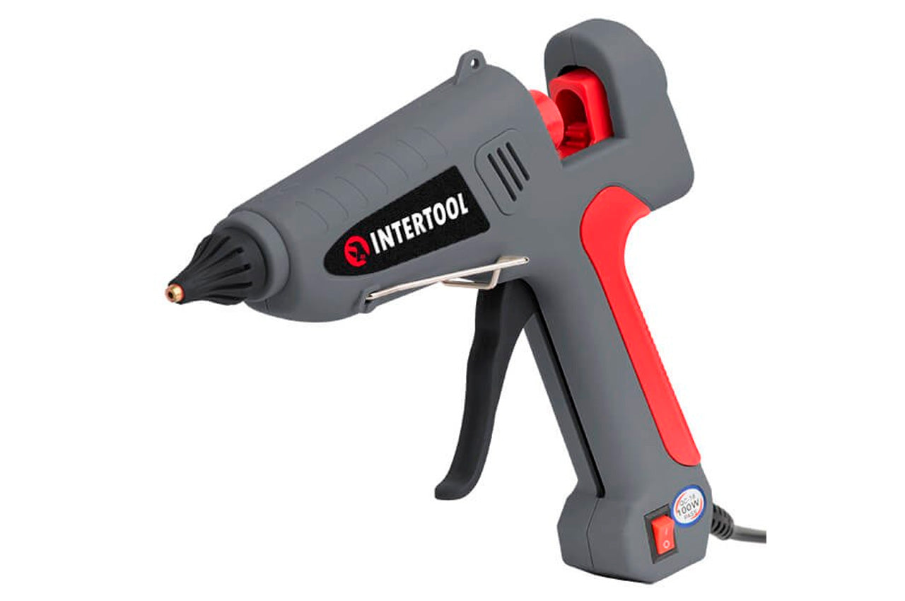 Пистолет клеевой Intertool - 11,2 мм x 100 Вт
