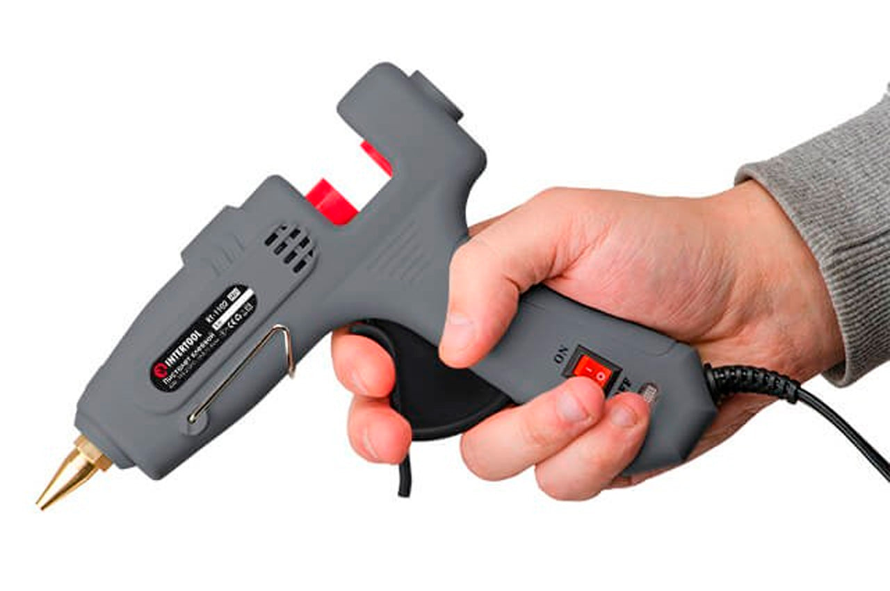 Пистолет клеевой Intertool - 11,2 мм x 40 Вт