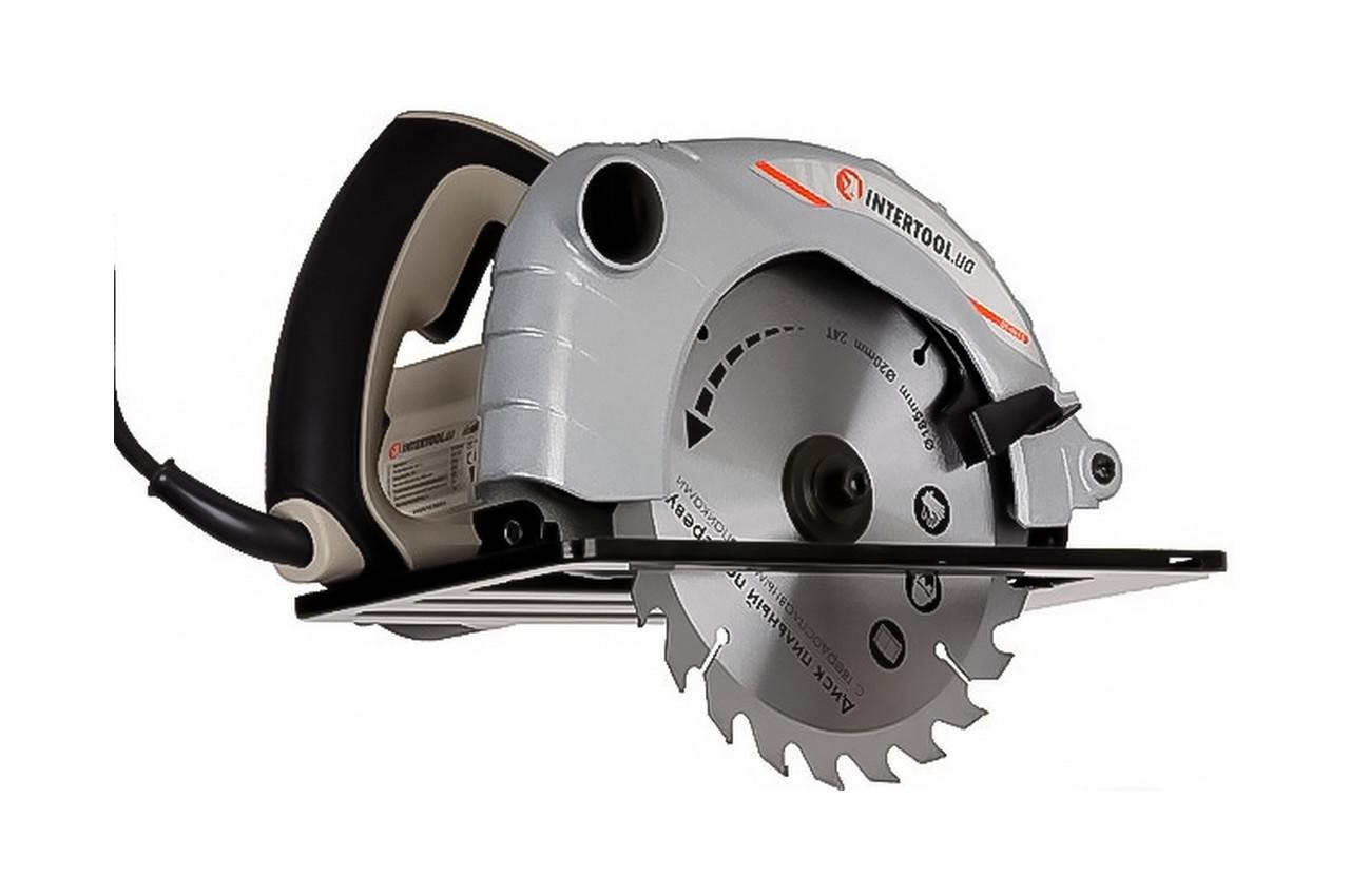 Пила циркулярная Intertool - 1300 Вт