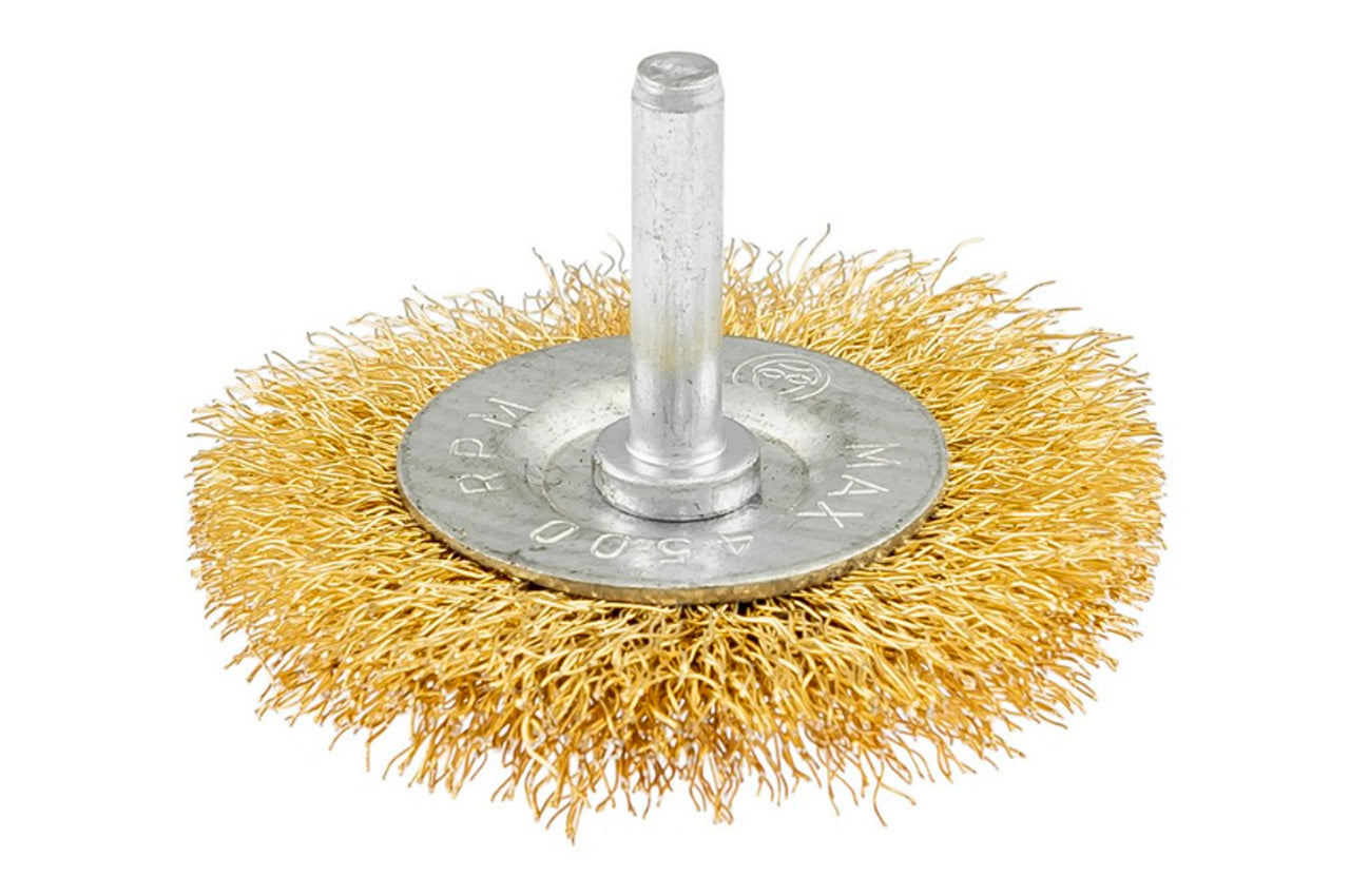 Щетка дисковая на дрель Mastertool - 60 мм рифленая