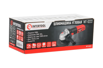 Угловая шлифмашина Intertool - 950 Вт x 125 мм
