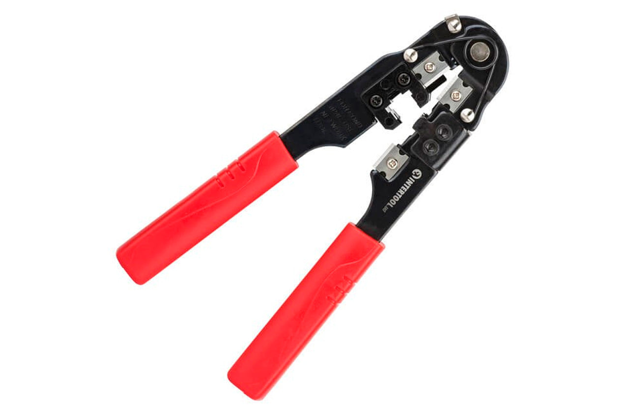 Клещи для опрессовки штекеров Intertool - 195 мм RJ45