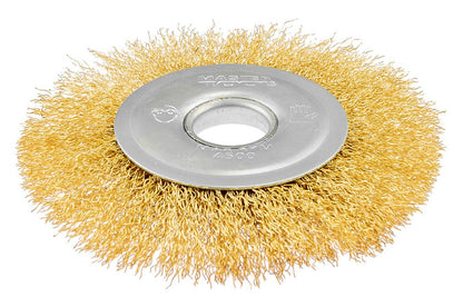 Щетка дисковая Mastertool - 100 x 22,2 мм рифленая