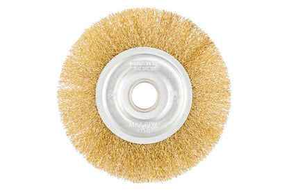 Щетка дисковая Mastertool - 150 x 22,2 мм рифленая