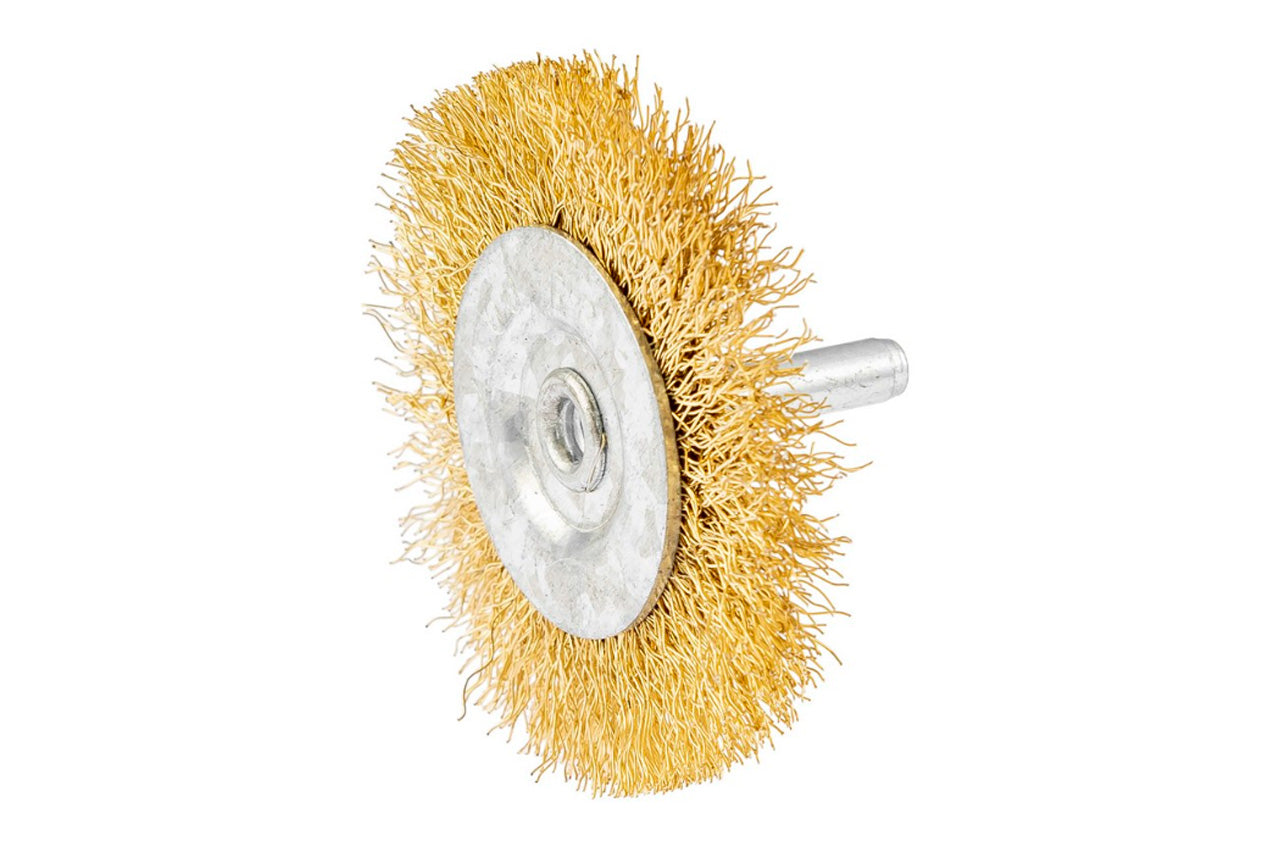 Щетка дисковая на дрель Mastertool - 75 мм рифленая