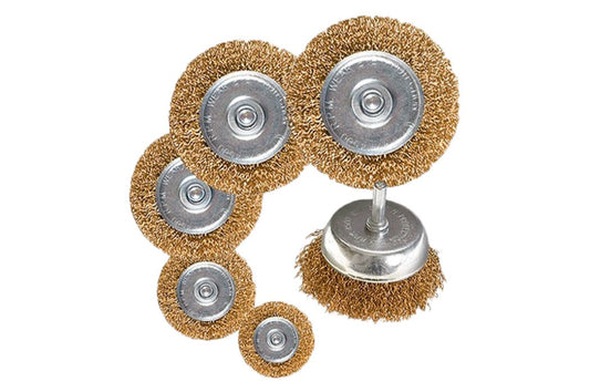 Набор щеток Mastertool - 25 x 40 x 50 x 63 x 75 x 75 x 100 мм (7 шт.)