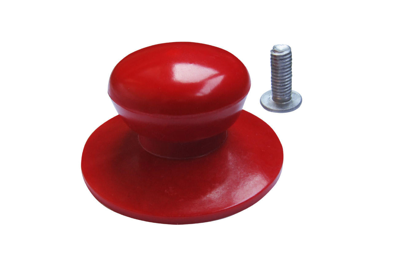 Ручка для крышки Empire - 35 мм эбонитовая красная