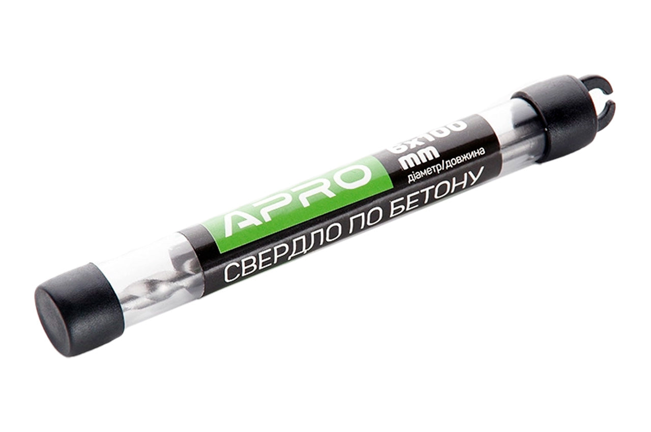 Сверло по бетону Apro - 6 x 100 мм