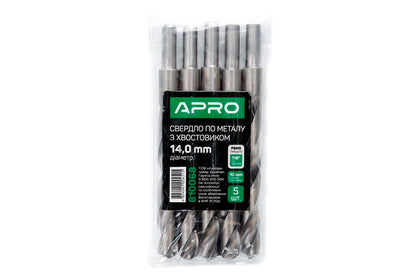 Сверло по металлу Apro - 14,0 мм Р6М5