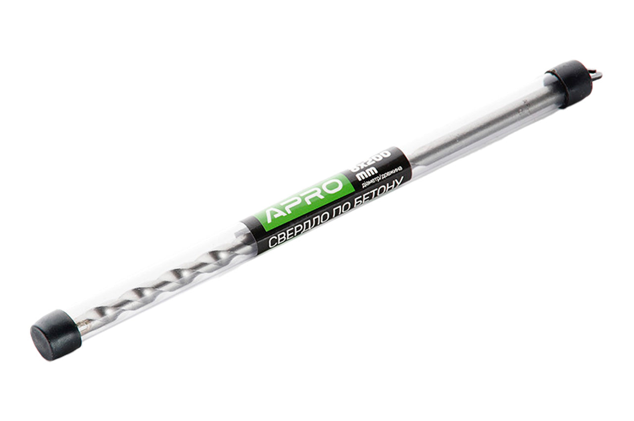 Сверло по бетону Apro - 8 x 200 мм