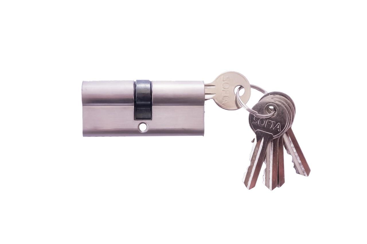 Цилиндр английский FZB - 70 мм 35/35 к/к SN (цинк)