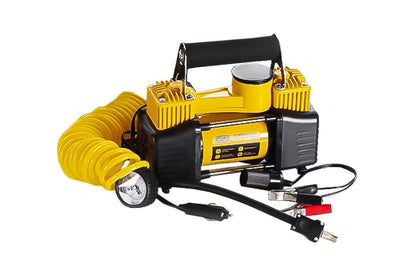 Автомобільний мінікомпресор Сила - 10 bar x 85 л/хв двопоршневий кейс