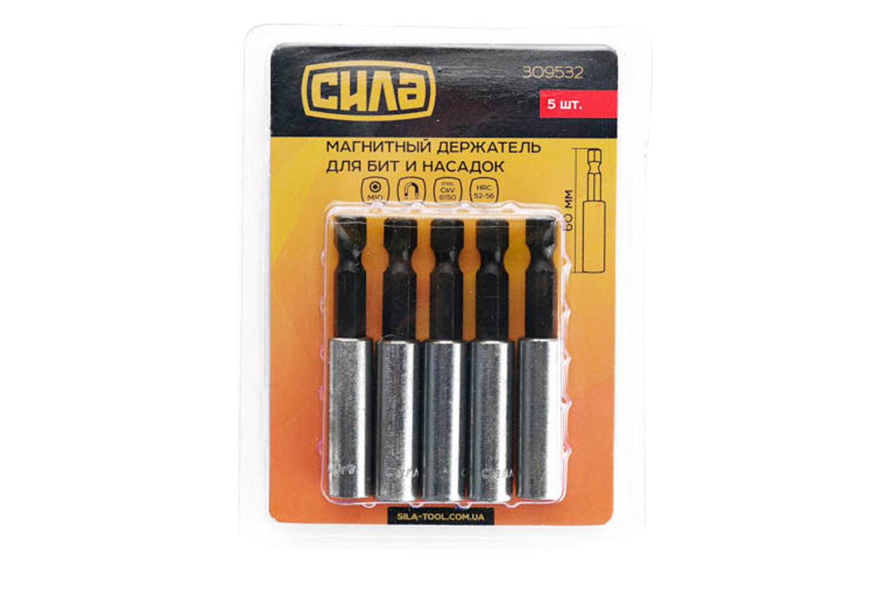 Удлинитель для бит Сила - 60 мм (5 шт.)