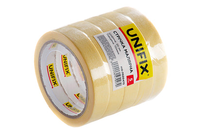 Лента малярная Unifix - 20 мм x 20 м желтая