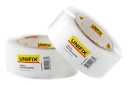 Скотч Unifix - 45 мм x 200 м x 40 мкм, прозрачный