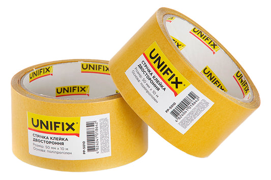 Скотч двухсторонний Unifix - 50 мм x 10 м полипропилен