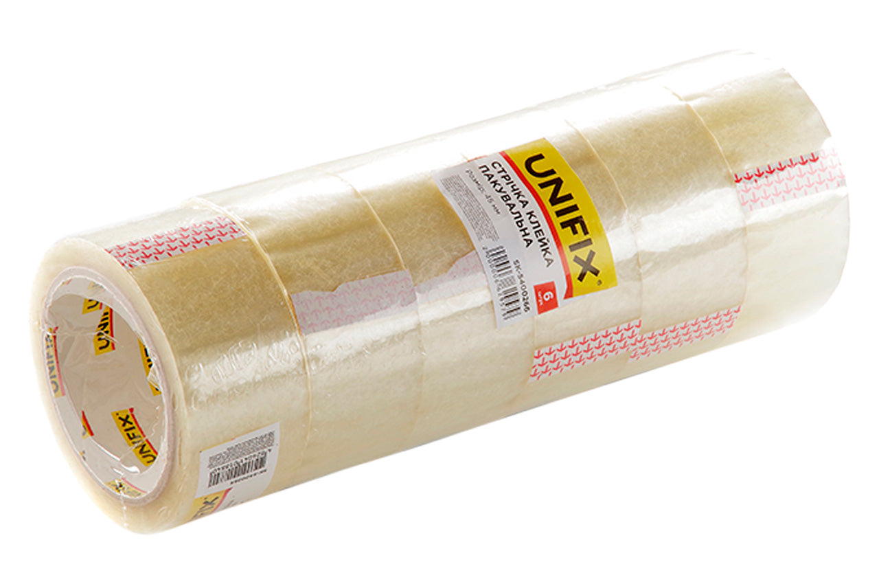 Скотч Unifix - 45 мм x 80 м x 40 мкм, прозрачный