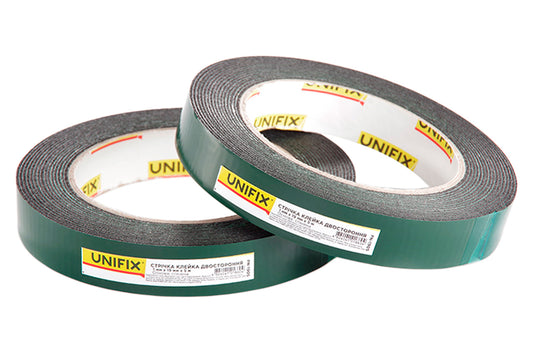Скотч двухсторонний Unifix - 19 мм x 5 м вспененный
