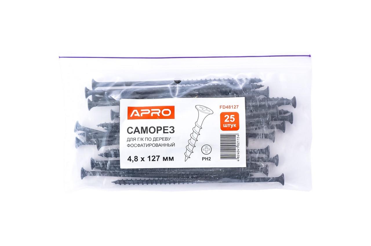 Саморіз по дереву Apro - 4,8 x 127 мм (25 шт.)