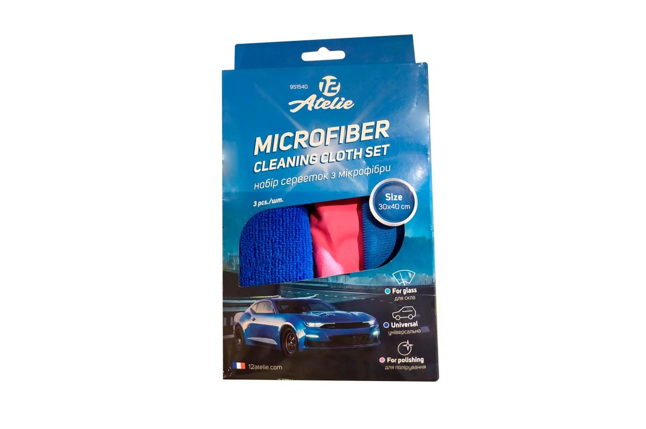 Набор салфеток для автомобиля 12 Atelie - 300 x 400 мм (3 шт.)