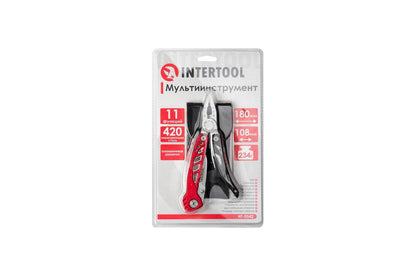 Мультитул Intertool - 180 мм x 11 ед.