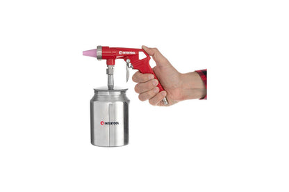 Пневмопистолет пескоструйный Intertool - нижний бак 1000 мл x 8 атм