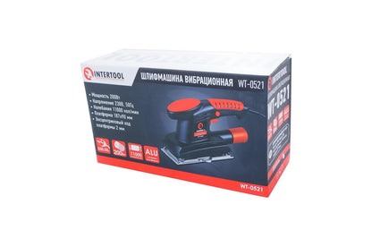 Вибрационная шлифмашина Intertool - 200 Вт SemiPro