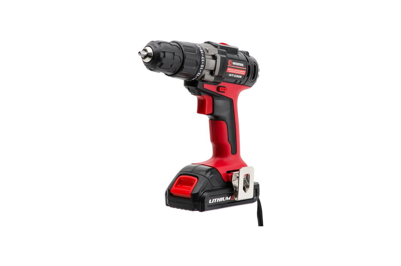 Шуруповерт аккумуляторный Intertool - 18 В SemiPro WT-0328