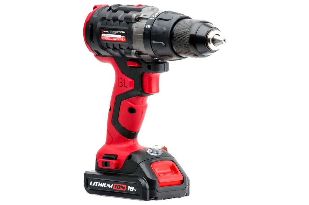 Шуруповерт аккумуляторный Intertool - 18 В SemiPro WT-0331